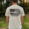 Deer Hunting Flag Adult Short Sleeve Shirt