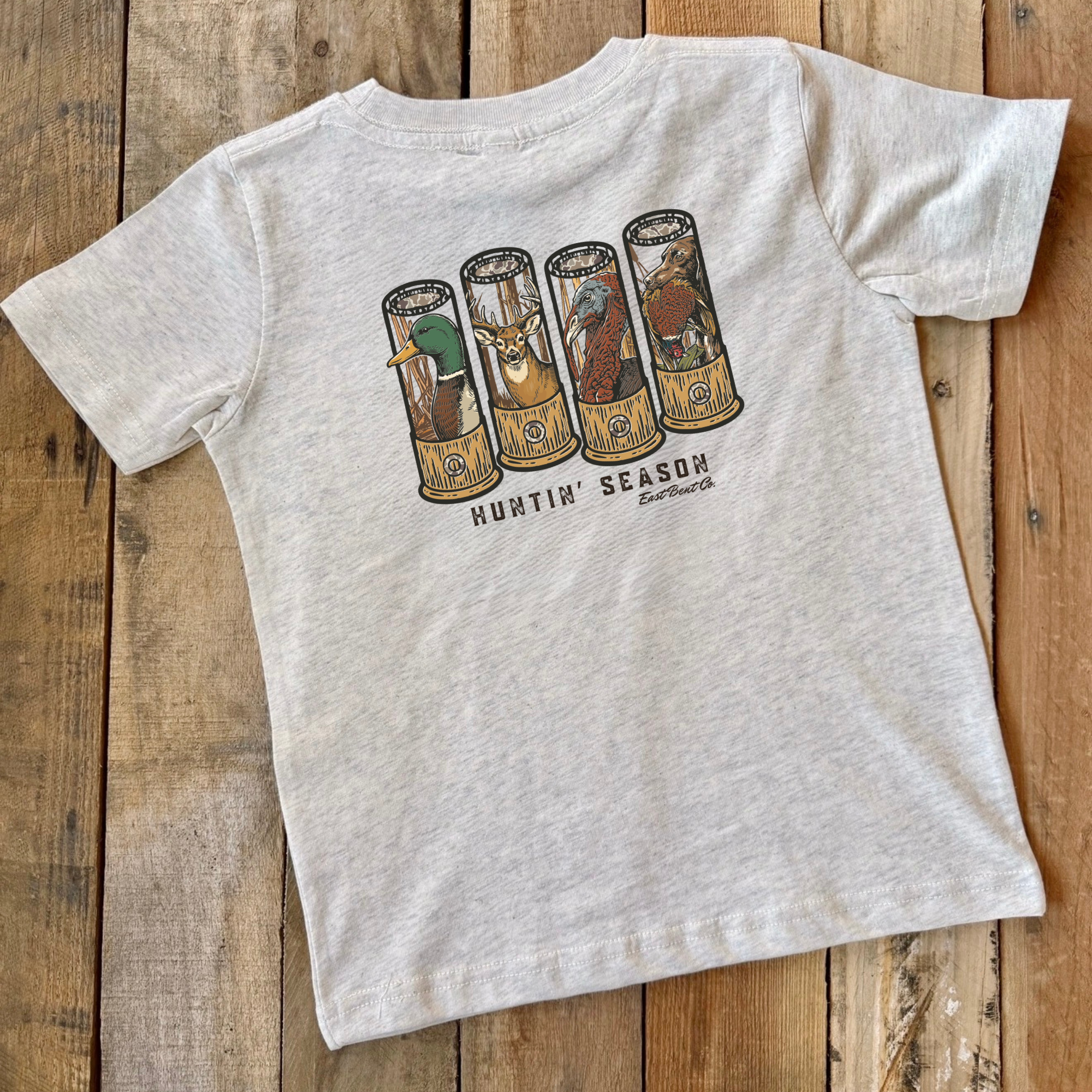 Huntin’ Season Camo Shells Short Sleeve Shirt