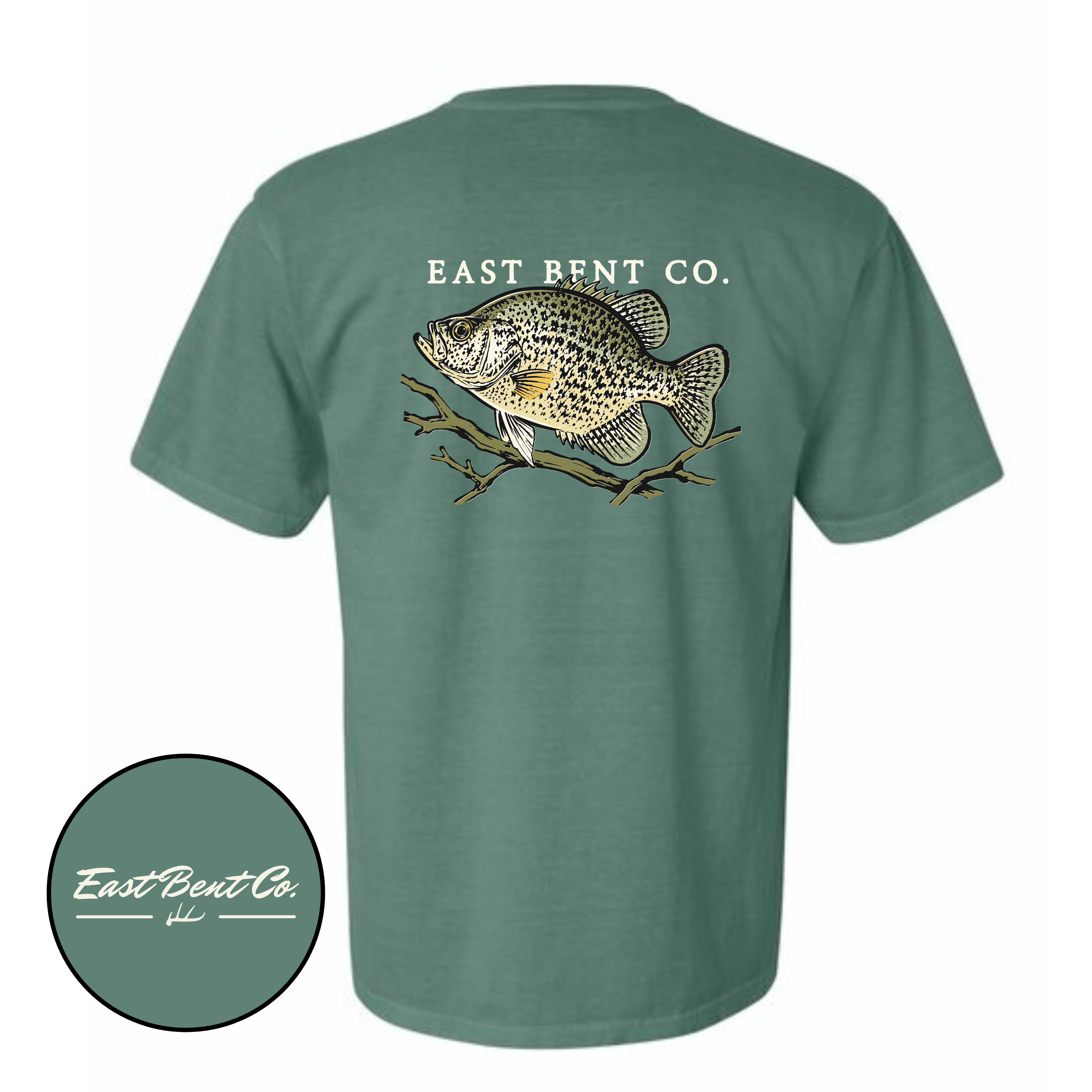 Crappie Fish Adult Short Sleeve Shirt