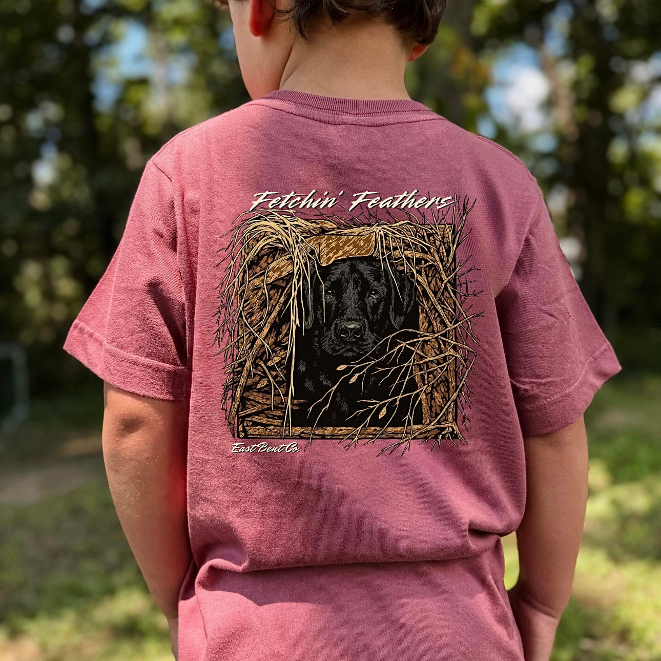 Fetchin’ Feathers Lab Short Sleeve Shirt