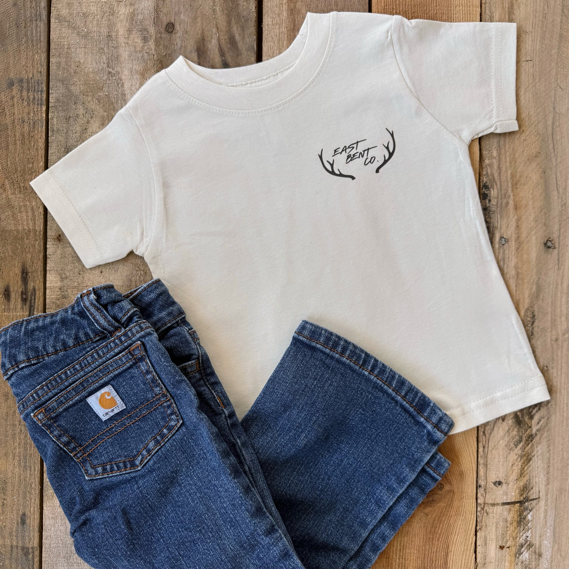 Faith Over Fear Camo Kids Short Sleeve Shirt