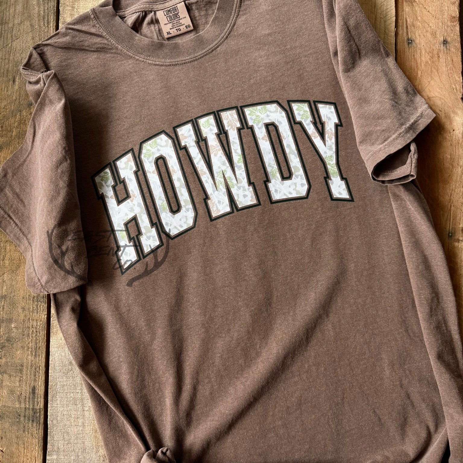 Howdy Camo Adult Short Sleeve Shirt