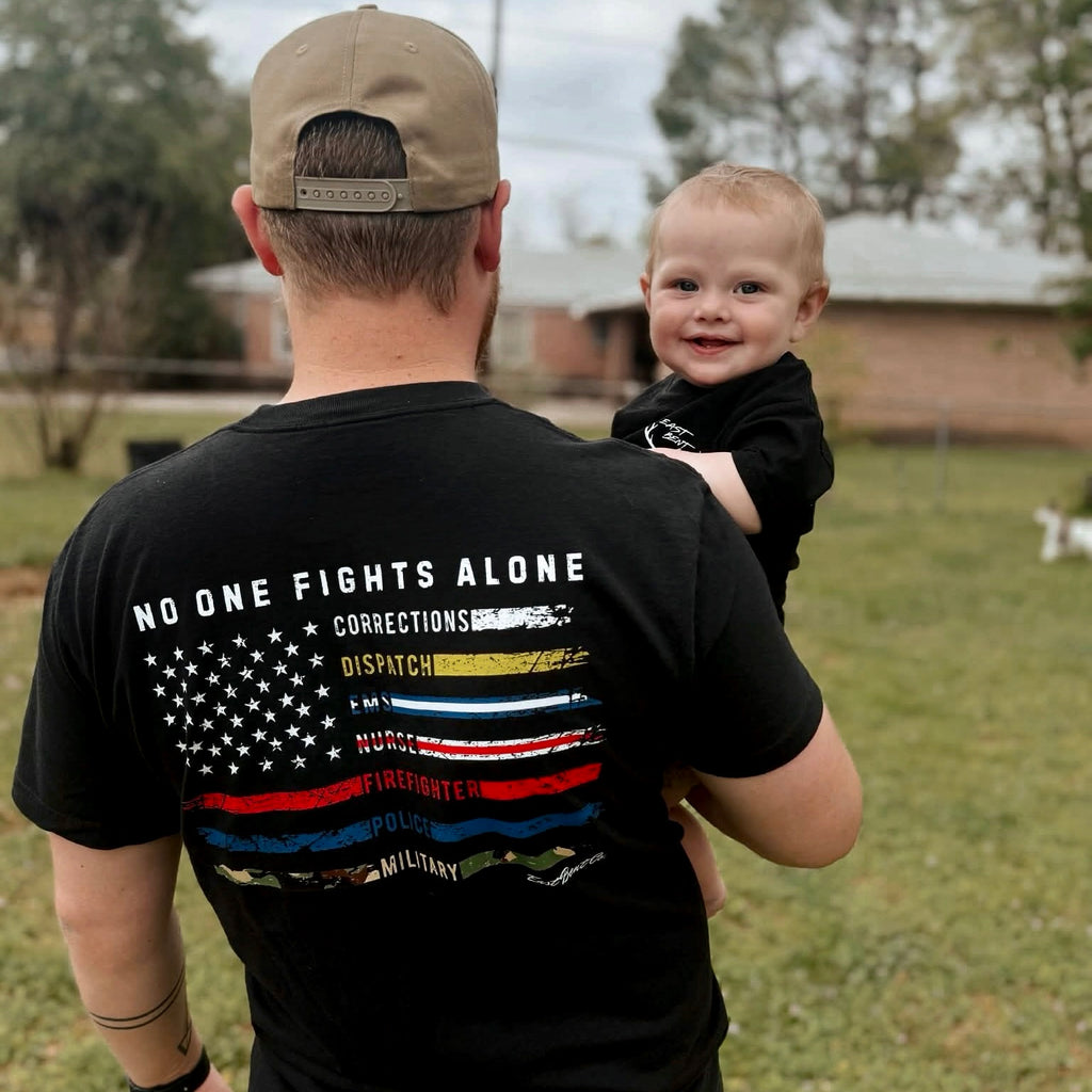 No One Fights Alone Adult Short Sleeve Shirt