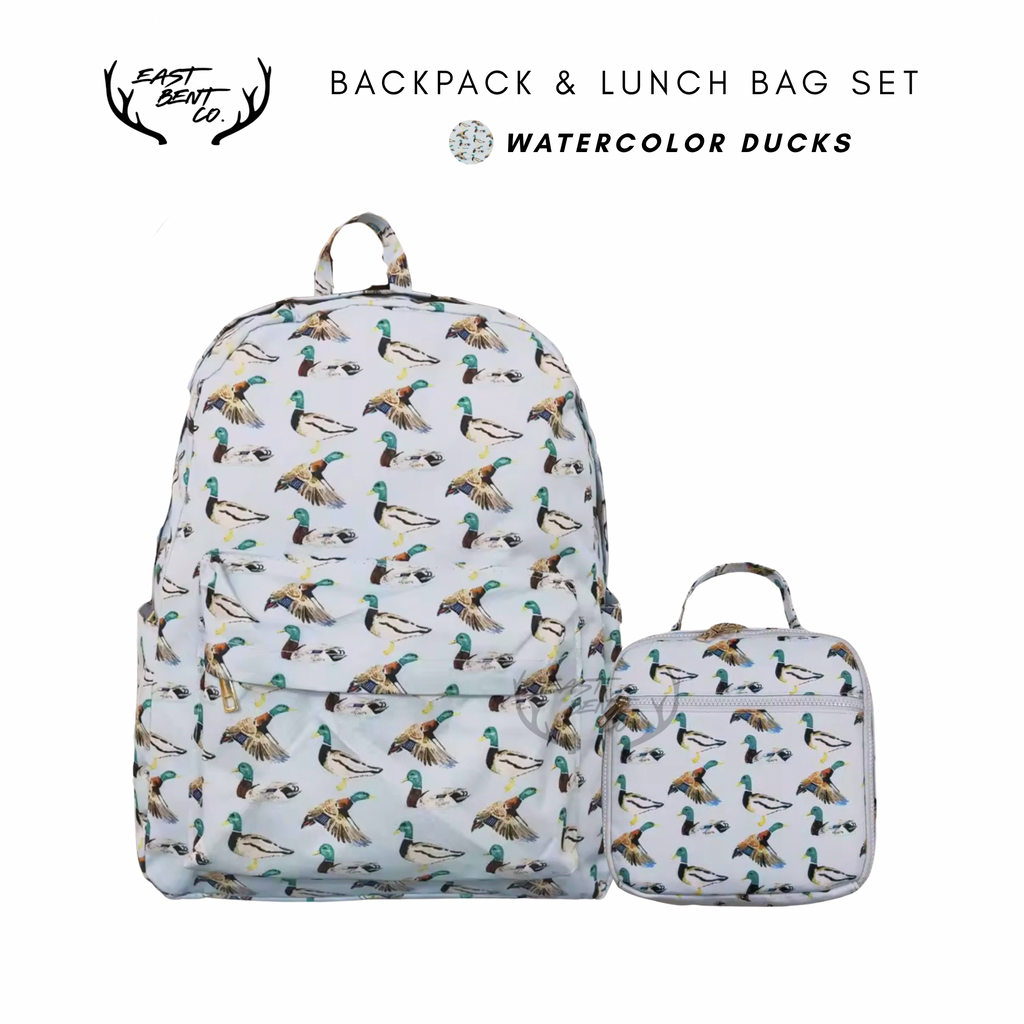 Backpack + Lunch Bag SET • 5 Prints